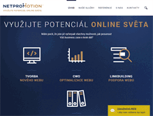 Tablet Screenshot of netpromotion.cz